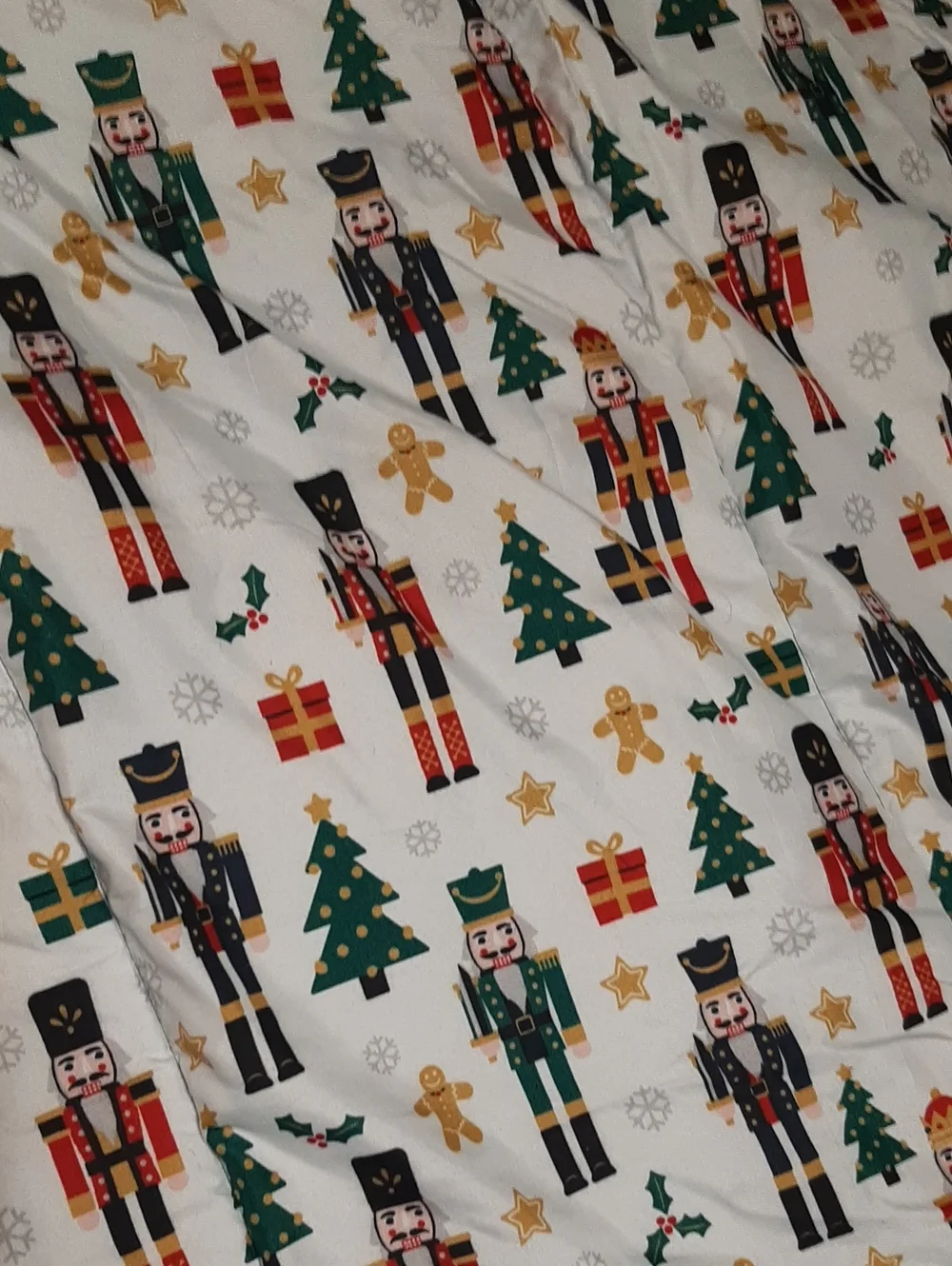 Macy's Levtex Home Full Size Nutcracker Christmas Reversible Comforter